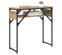 (NEW 2026)Meuble ordinateur/Bureau PC - CLOUD - Cabinet de Bureau TableConsole Chêne artisanal 75x30x75cm - Bois d'ingénierie 724609