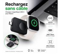 New 2026_Mini Chargeur pour montre compatible Apple Watch séries - magnétique- sans fil - 2.5W