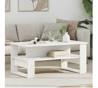 ""NEW 2026"" Table basse(1 pc) - Table de salon - Blanc 90x50x40 cm Bois d'ingénierie L1030