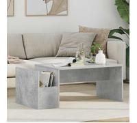 ""NEW 2026"" Table basse(1 pc) - Table de salon - Gris béton 90x45x35 cm Bois d'ingénierie L1001