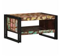 ""NEW 2026"" Table basse(1 pc) - Table de salon - multicolore 70x50x38 cm bois de récupération massif L916