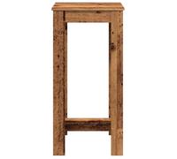 (NEW 2026)Table cuisine(Rectangle),SOLOMON,Brun Table de bar - FAFA-TOP - Meuble de cuisine - vieux bois 51x50x103,5 cm - Bois d'ing