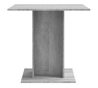 (NEW 2026)Table cuisine(Rectangle),SOLOMON,Gris Table à dîner - FAFA-TOP - Meuble de cuisine - Sonoma gris 80x80x75 cm - Bois d'ingé