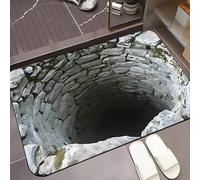 New 3D Optical Illusion Rug, Crystal Velvet Material, Clear Printing, Warm and Non-Slip, for Indoor (1)