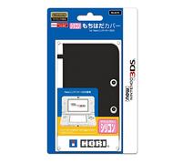 【New 3DS対応】シリコンもちはだカバー for NEW ニンテンドー3DS ブラック
