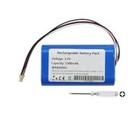 New 5200mAh Rechargeable Caméra Batterie pour Eufy Spaceview Pro Baby cam Baby Monitor, T8321-M Part No: Eufy PT18650-SP PCM5200 Camera Battery 3.7V