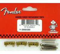 NEW 6 SADDLES FENDER TELECASTER laiton - 0990843000 pour guitare télé