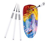 New Acrylic 3D Painting Drawing Uv Gel Diy Brush Pen Water Marble Tool Nail Art Silver Clever and attractive
