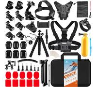 New Action Camera Accessories Kit, 65 in 1 Sports Camera Accessories Kit Compatible with GoPro Hero 11 10 9 8 7 6 5 4 3 3+, Max Fusion Insta360 DJS Osmo etc
