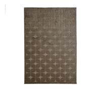 NEW AGE FIFTIES - Tapis pour dehors et dedans motif fifties en relief beige 195 x 275 cm