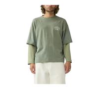 New Amsterdam Surf Association - Double Layer Longsleeve - Homme - Tops - Vert - Taille: XL