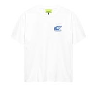 New Amsterdam Surf Association - Tee 'Beach Sign' - Homme - Tops - Blanc - Taille: L