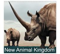 New Animal Kingdom (Wall Calendar 2026 12 × 12 Inch) CALVENDO 12 Month Wall Calendar: Explore a vivid collection of AI-generated extinct animals, bringing ancient creatures to life in stunning detail.