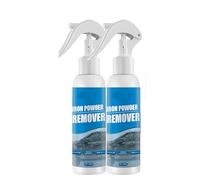 New Automotive Rust Remover Spray, Iron Powder Remover, Fast-Acting Iron & Rusts Cleaner for Wheels, Rims, Metal, Safe on Most Automotive Finishes, Cars, Motorcycles (2PCS)