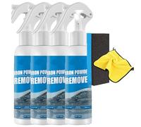 New Automotive Rust Remover Spray, Iron Powder Remover, Fast-Acting Iron & Rusts Cleaner for Wheels, Rims, Metal, Safe on Most Automotive Finishes, Cars, Motorcycles (4PCS)
