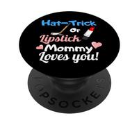 New Baby Gender Reveal Party Hockey Mom Lover Gift PopSockets PopGrip Adhésif