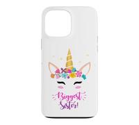 New Baby Girls Biggest Sister Unicorn Coque pour iPhone 13 Pro Max
