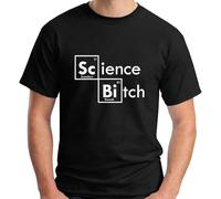 New Bad Tshirt Science Bitch Periodic Table Men's Breaking T-Shirt Black L