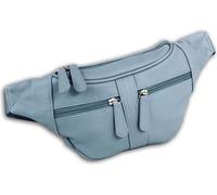 New Bags Femme Sac de hanche Sac banane bleu souple Fermeture éclair double sens D2OTD5023H