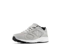 New Balance 408 V1 Chaussures de tennis unisexes à lacets pour enfant, Raincloud Silver Metallic, 38 EU