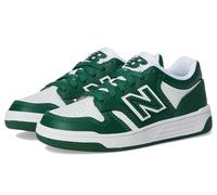 New Balance 480 V1 Baskets à lacets pour garçon, Vert forêt/blanc, 33 EU