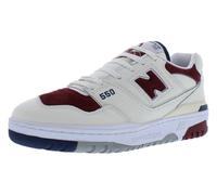New Balance 550 Baskets pour homme, Blanc/bordeaux/bleu marine, 44.5 EU