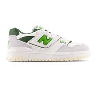 New Balance Homme 550 en Blanc/Vert, Suède/Mesh, Taille 44.5 Large