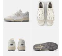 New Balance 550 Sneakers En Cuir Perforé Et En Maille 40,5