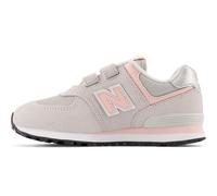 Chaussures New Balance 574 Core Hook & Loop gris clair rose enfant - 34.5