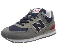 New Balance 574v2, Baskets Homme, Gris (Grey/Navy Ead), 38 EU
