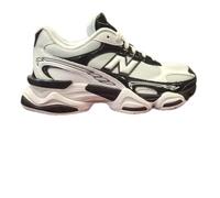 New Balance 9060 76M Baskets unisexes, blanc et noir, semelle en EVA, amortissement, usage quotidien, sportif et décontracté