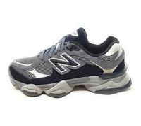 New Balance 9060 - Chaussures de sport U9060ERA Gris/Noir, maille et daim, semelle amortissante, design chunky, Gris et noir., 44 EU