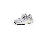 New Balance Baskets 9060 Suède/Mesh Gris/Blanc Taille 38,5