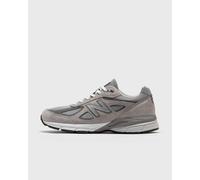 New Balance Unisexe Made in USA 990v4 Core en Gris/Blanc, Cuir, Taille 42 Large