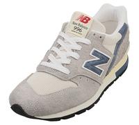 New Balance 996 Hommes Gris Blanc - Fabriqué aux États-Unis - 44 EU