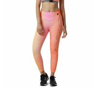 New Balance Achiever Elemental Imprimé Damen-Leggings De Course Pant Rose/Orange