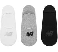 New Balance Adults No Show Trainers Socks Blanc/Multi M (7-8.5) Unisex