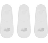 New Balance Adults No Show Trainers Socks Blanc S (4-6.5) Unisex