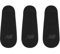 New Balance Adults No Show Trainers Socks Noir L (9-11) Unisex