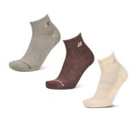 New Balance Ankle 3 Pack Unisexe - Chaussettes, Marron - Taille 39-42 - Coton Brown 39-42