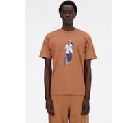 New Balance Athletics Baseball T-shirt Walnut Taille: S | T-Shirts Outlet | Homme | Marron