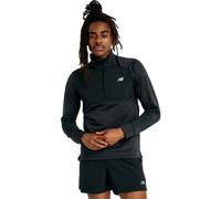 New Balance Homme RC Essential Heat Grid 1/2 Zip en Black/Grey, Poly Knit, Taille 2XL