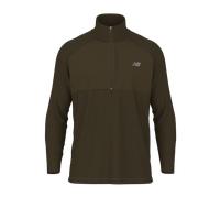 New Balance Athletics Heat Grid Half Zip Long Sleeve T-shirt Vert M Homme
