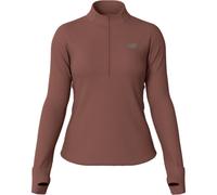 New Balance - Women's Athletics Heat Grid 1/2 Zip - Haut à manches longues - S - earth shadow