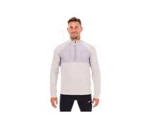 New Balance Veste 1/2 Zip Athletics Heat Grid Homme Blanc Taille L (modèle 2025)