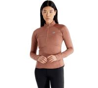 NEW BALANCE Athletics Heat Grid Half Zip W - Femme - Marron - taille M- modèle 2025