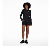 New Balance Athletics Long Sleeve Femme Noir - Maillots de running hommes S