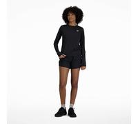 New Balance Athletics Long Sleeve Femme Noir - Maillots de running hommes XS