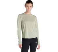 NEW BALANCE Athletics Ls W - Femme - Gris / Vert - taille M- modèle 2025