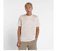 New Balance Athletics Printed T-Shirt Homme Beige - T-shirts de running hommes L